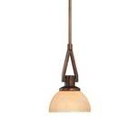 Mini-Pendant with Mojave Glass Shade