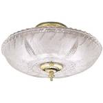 Glass Semi-Flush Ceiling Fixture