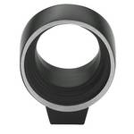 Silvered Black Cabinet Knob