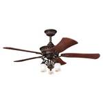 52-Inch Ceiling Fan with Five Blades 