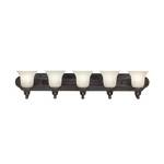 Five-Light Energy Star Qualified Bathroom Fixture