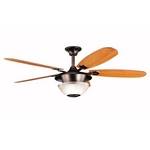 52-Inch Ceiling Fan with Five Blades and Light Kit
