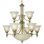 Fourteen-Light Chandelier