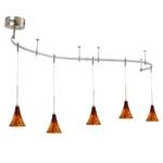 8-Foot Rail Kit with Sahara Glass Pendants