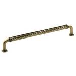12-7/8-Inch Distressed Brass Cabinet Pull