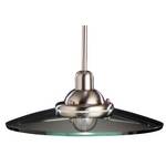 Mini-Pendant with Glass Saucer Shade