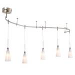 8-Foot Rail Kit with Snowflake Glass Pendants
