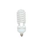 55-watt spiral compact fluorescent bulb