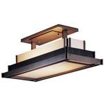 Two-Light Semi-Flush Ceiling Fixture