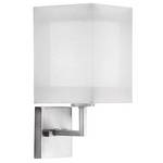 Double-Shaded Square Sconce