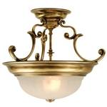 Two-Light Semi-Flush Ceiling Fixture