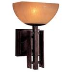 Single-Light Sconce with Scavo Glass
