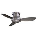 52-Inch Hugger Ceiling Fan with Three Blades and Light Kit