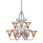 Nine-Light Chandelier