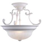 Two-Light Semi-Flush Ceiling Fixture