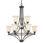 Nine-Light Chandelier 