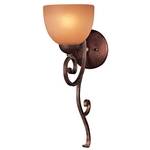 Sconce with Scroll Design 