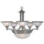 Chandelier with Alabaster Glass