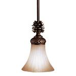 Mini-Pendant with Pinecone Accent