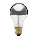 100-watt silver crown incandescent bulb