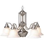 Five-Light Chandelier with Center Downlight