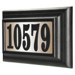 Illuminated House Number Plaque