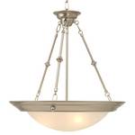 Hanging Pendant with Alabaster-Glass Bowl 