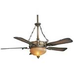 Ceiling Fan with Five Blades and Light Kit