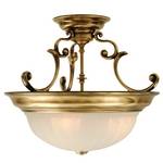 Three-Light Semi-Flush Ceiling Fixture
