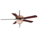 Ceiling Fan with Five Blades and Light Kit