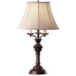 Six-Way Table Lamp with Cloth Shade