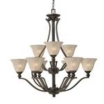 Nine-Light Chandelier