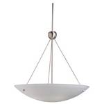 Pendant with Etched-Glass Shade