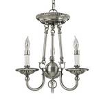 Three-Light Chandelier/Semi-Flush