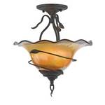 Salamander Glass Studio Semi-Flush Ceiling Fixture 