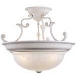 Three-Light Semi-Flush Ceiling Fixture