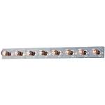 Eight-Light Bathroom Fixture