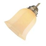 Bell-Shaped Glass Shade with Carmel Color 