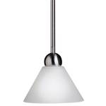 Mini-Pendant with Etched-Glass Shade