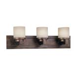 Three-Light Energy Star Qualified Bathroom Fixture 