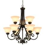 Nine-Light Chandelier 
