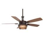 Ceiling Fan with Five Blades and Light Kit