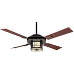 Ceiling Fan with Four Blades and Light Kit