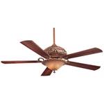 Ceiling Fan with Five Blades and Light Kit