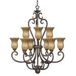 Nine-Light Chandelier