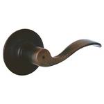 Reversible Curved-Lever Privacy Lock