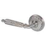 Left-Hand Ribbon and Reed Door Lever Passage Set