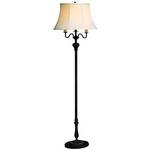 Floor Lamp with Marble Accents 