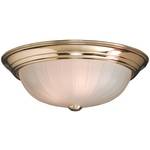 15-Inch Ceiling Fixture with Frosted Glass 