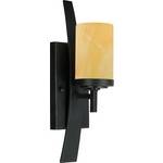 Single-Light Sconce with Curved Band